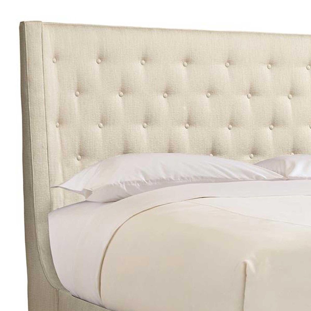 Bernhardt Maxime Queen Upholstered Bed in Cream, , large