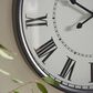 Maple and Jade 20" Wall Clock in Black and White, , large
