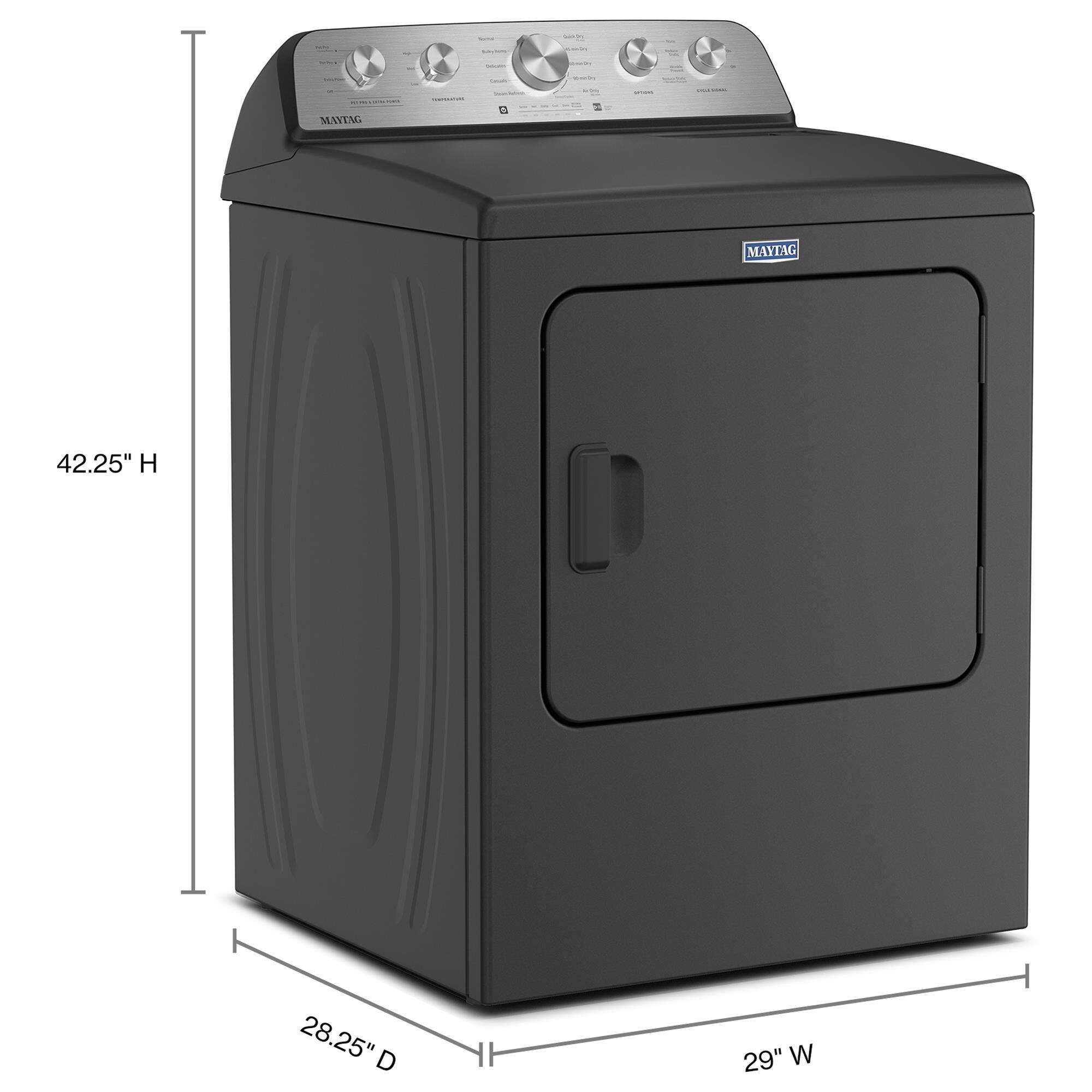 Maytag 7 Cu. Ft. Front Load Gas Dryer with Pet Pro Option in