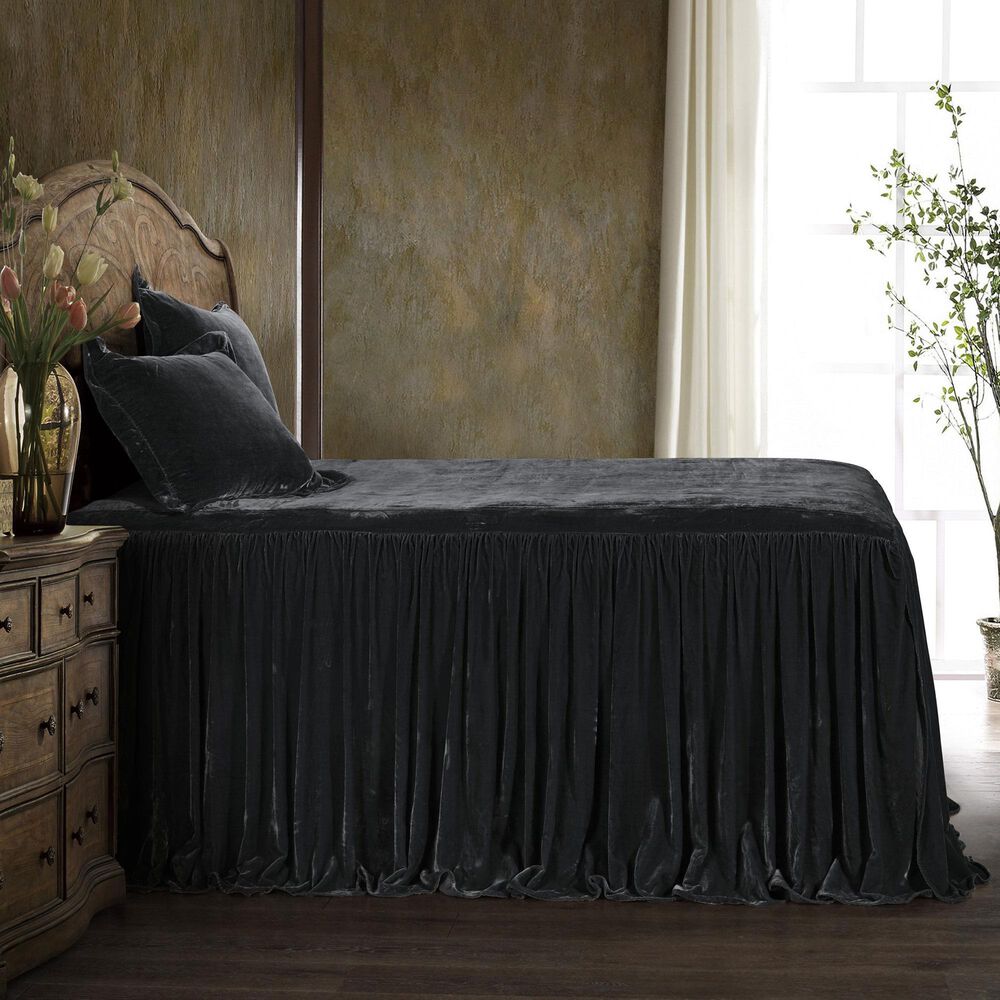 HiEnd Accents Stella 3-Piece King Bedspread Set in Black, , large