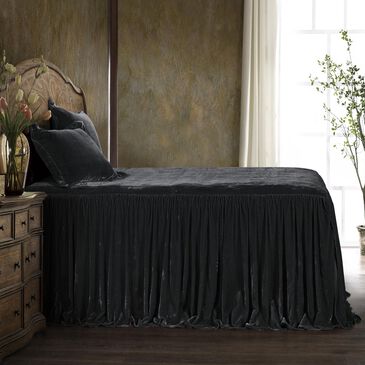 HiEnd Accents Stella 3-Piece King Bedspread Set in Black, , large