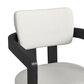 Mayberry Hill Contemporary Counter Stool in White Upholstery, , large
