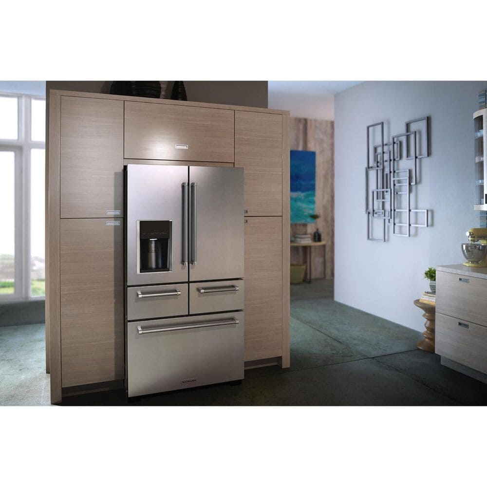 KitchenAid 25.8 Cu. Ft. 5-Door Refrigerator with Platinum Interior, , large