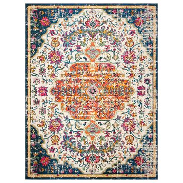 Safavieh Madison MAD447A 10" x 14" Ivory and Orange Area Rug, , large