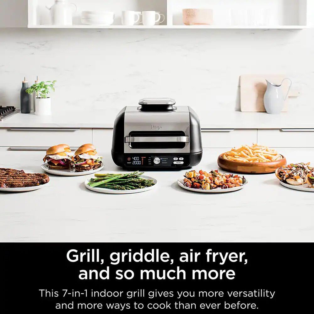 Euro Pro Ninja Foodi XL Pro Grill, Griddle and Air Fryer in Black NFM