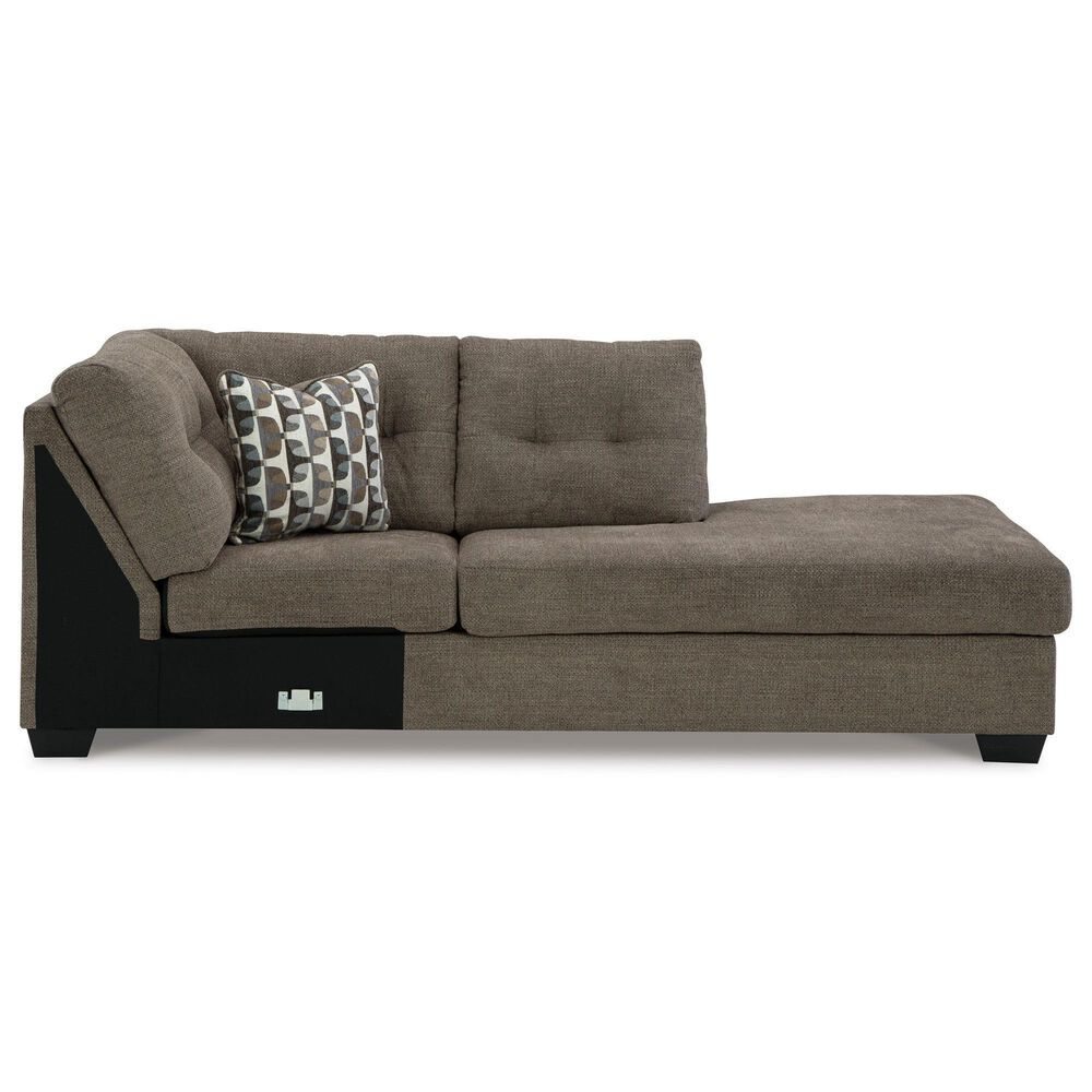 Ashley Mahoney 2-Piece Right Facing Sectional with Chaise in Chocolate, , large