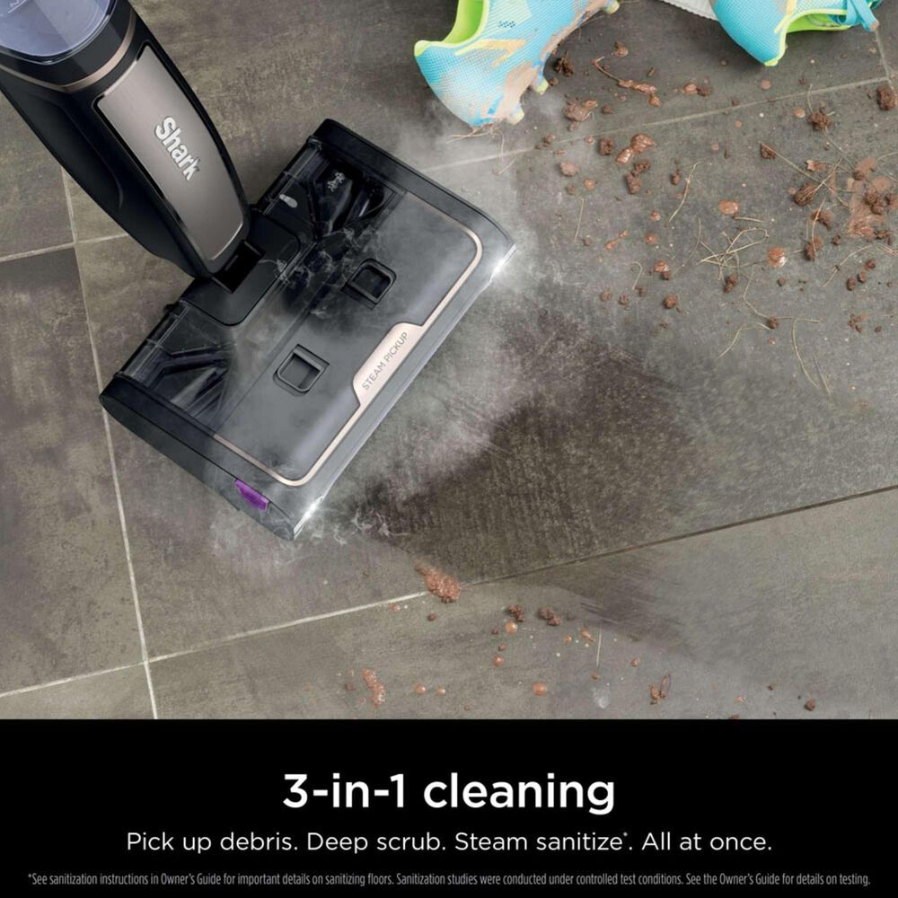 Shark Steam Pickup 3-In-1 Hard Floor Cleaner in Black, , large