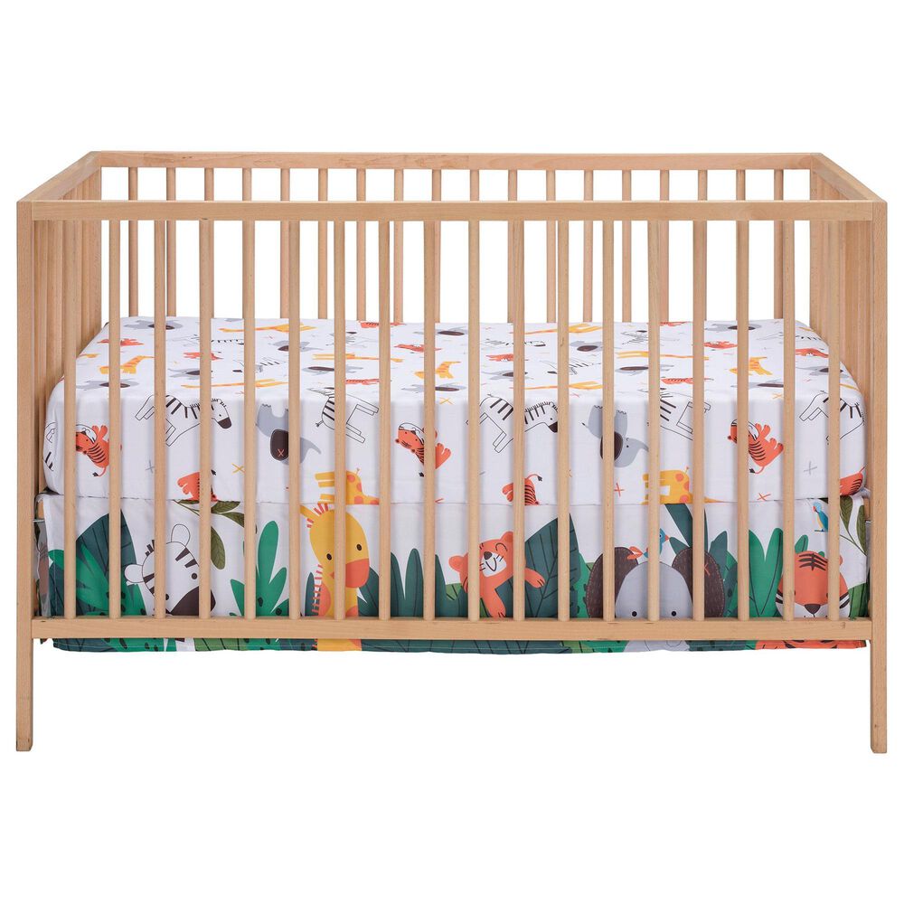 Lambs &amp; Ivy Lollipop Jungle 3-Piece Crib Bedding Set in Gray, White and Green, , large