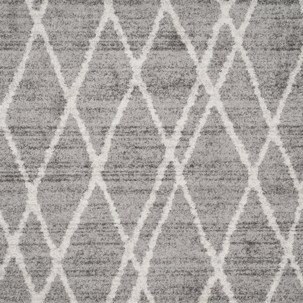 Safavieh Adirondack ADR128B 4' Square Ivory and Silver Area Rug, , large