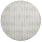 Dalyn Rug Company The Reserve TR2 Ivory 8" Round Indoor/Outdoor Area Rug, , large