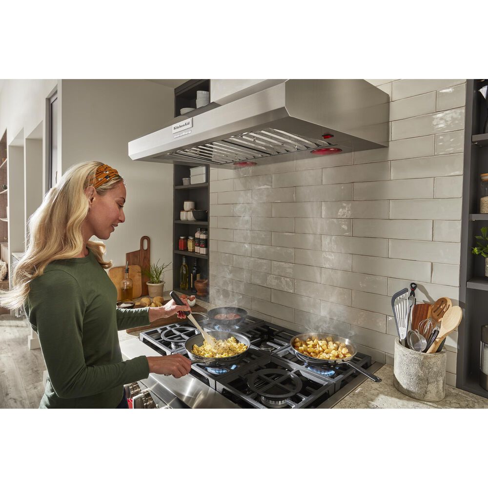 KitchenAid 36&quot; Commercial-Style Wall-Mount Canopy Range Hood, , large