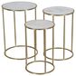 Waltham Global Archive Nesting Tables in Riviera Gold (Set of 3), , large