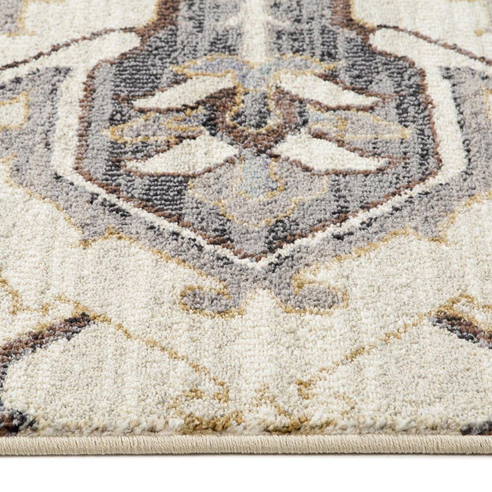 Amer Rugs Jordan 6&#39;7&quot; x 9&#39; Ivory and Blue Area Rug, , large