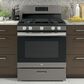 GE Appliances 5.0 Cu. Ft. Freestanding Gas Range in Slate, , large