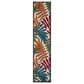 Nourison Aloha Floral 2"3" x 10" Multicolor Indoor/Outdoor Runner, , large