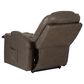 Linon Home Decor Peoria Power Lift Recliner in Mushroom, , large
