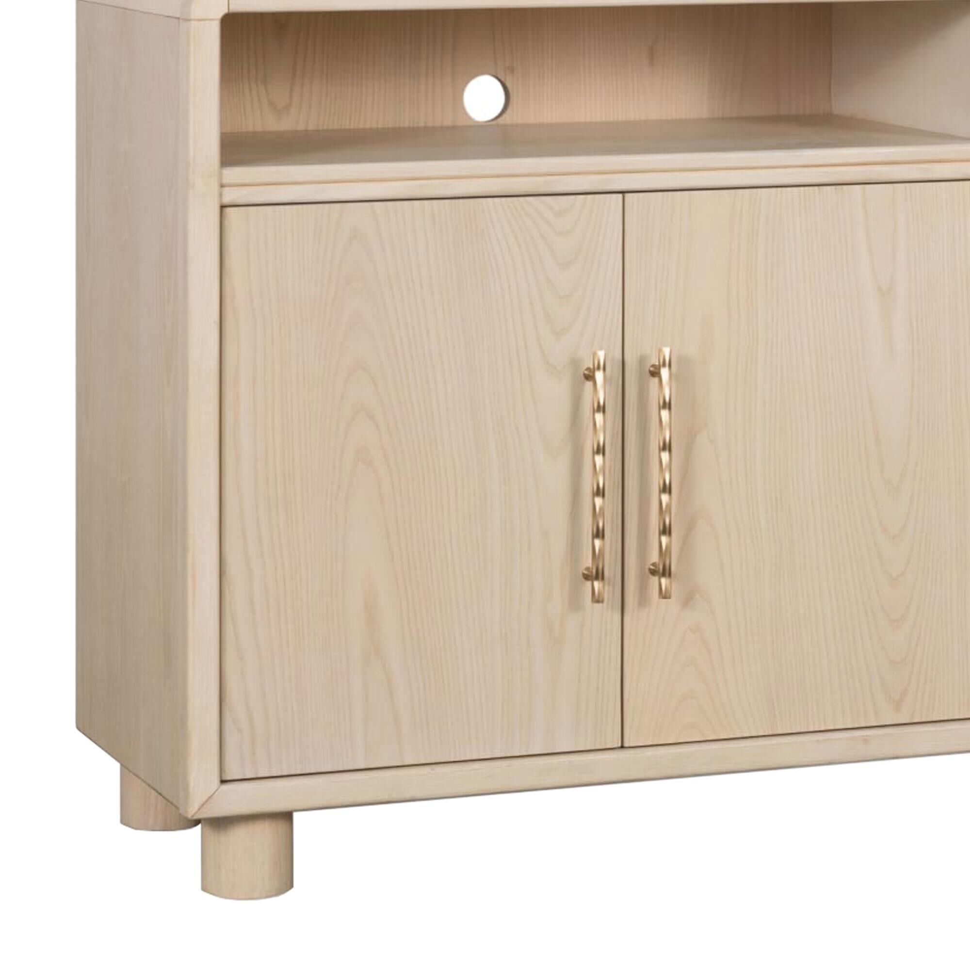 Urban Home Zinnia 4-Door Sideboard in White Sand