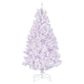 The Gerson Company 5" Parkview Pine Artificial Christmas Tree with Multicolored LED Lights in White, , large