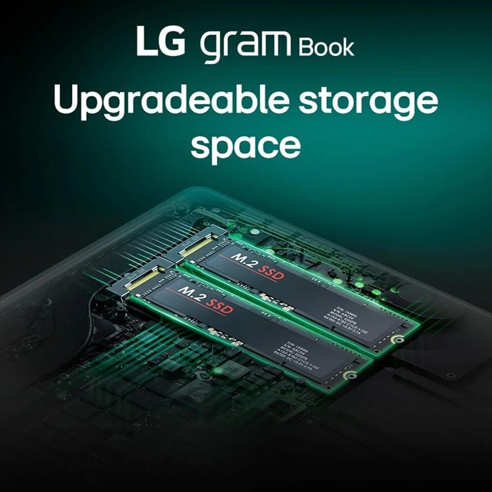 LG Gram Book 15.6&quot; Laptop | Intel Core i5-1334U - 8GB RAM - Intel Iris Xe Graphics - 512GB SSD in Titan Silver, , large