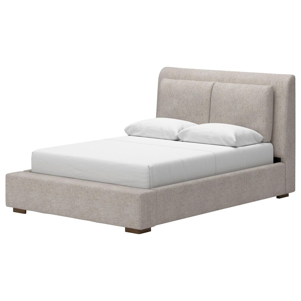 Ashley Cabalynn Queen Upholstered Bed in Light Brown, , large