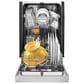 Whirlpool 18" Built-In Small-Space Compact Dishwasher in Stainless Steel and Black, , large