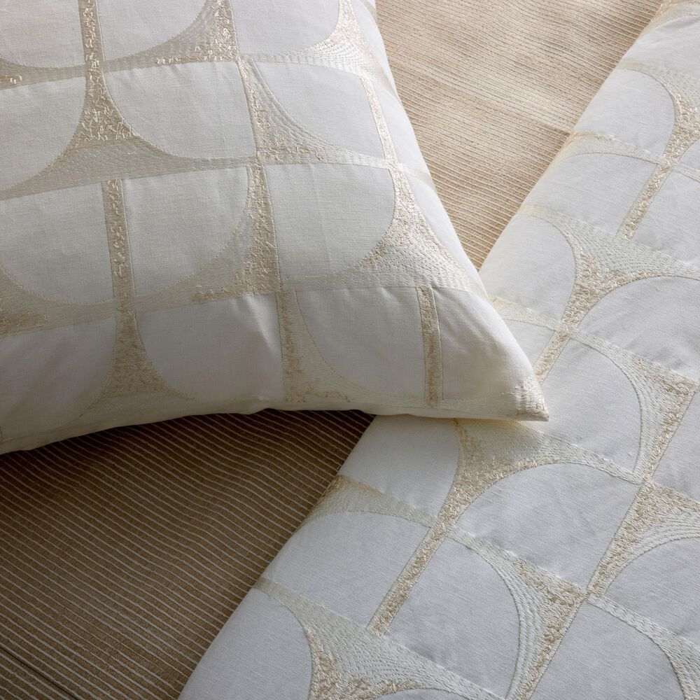 Ann Gish Arches 24" x 24" Pillow in Pearl, , large