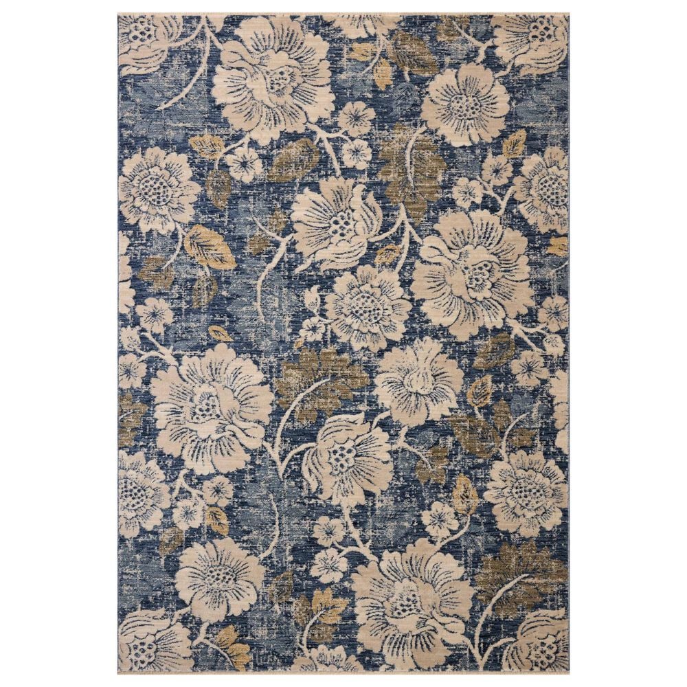 Loloi Eileen Denim and Natural 3"11" x 5"7" Area Rug, , large