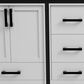 Lexora Home Ziva 72" Double Bathroom Vanity in White with 2 cm White Cultured Marble Top and Rectangular Sinks, , large