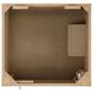 37B Alanya 24" Single Bathroom Vanity in Warm Oak with White Composite Stone Top, , large