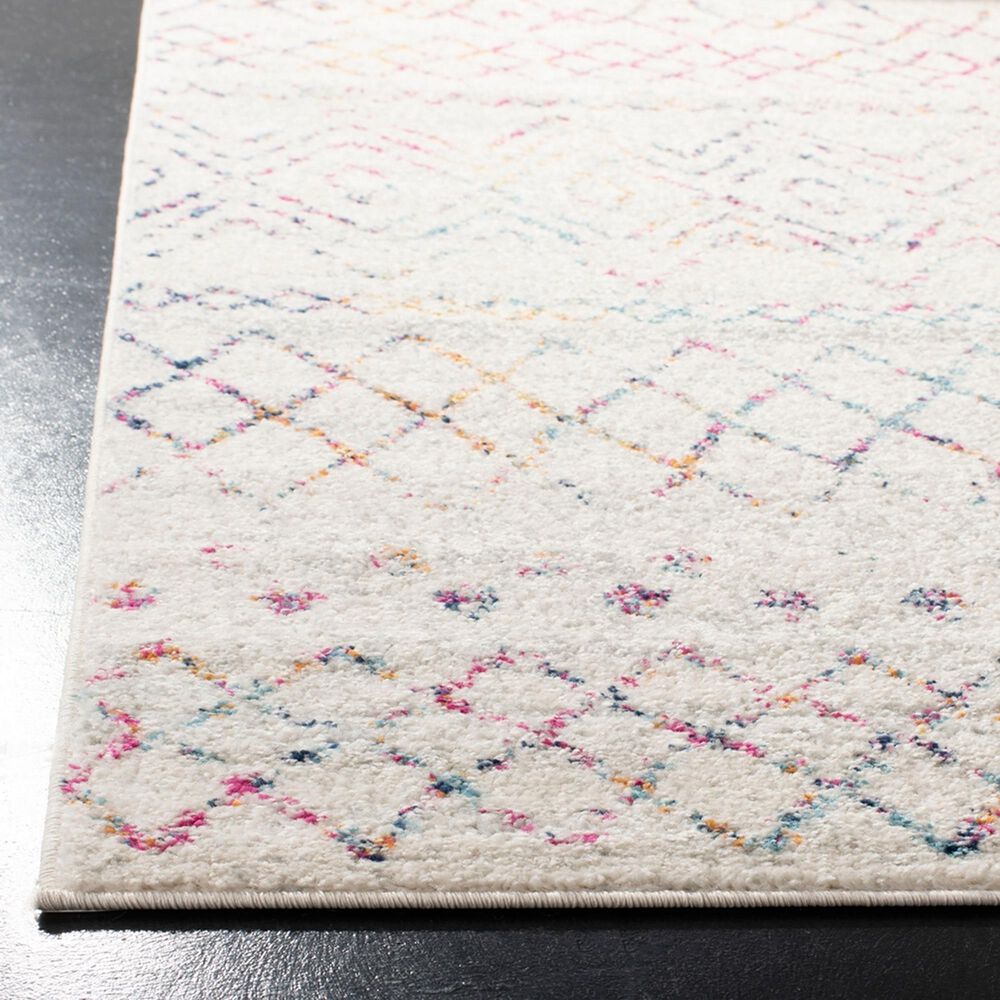 Safavieh Madison MAD798A 2&#39;3&quot; x 4&#39; Ivory and Fuchsia Scatter Rug, , large