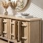 Jennifer Taylor Home Rowan 91" 4-Door Sideboard in Heritage Light Natural Brown, , large