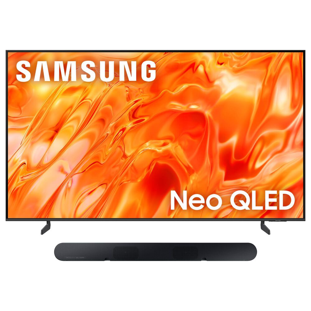 Samsung 55" Class QN70H Series Neo QLED Mini LED 4K UHD Vision AI - Smart Tizen TV with S-Series 5.0 Channel Soundbar in Titan Gray and Black, , large