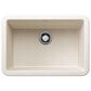 Blanco Ikon 27" Apron Front Single Bowl Sink in Soft White, , large
