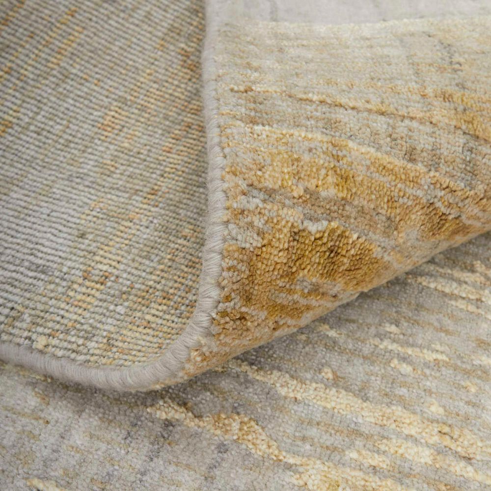 Feizy Eastfield 69FTF 3&#39; x 5&#39; Gold and Ivory Area Rug, , large