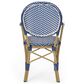 Hearth and Haven 3-Piece Outdoor Bistro Set in Dark Teal and White, , large