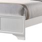 Crown Mark Lyssa Twin Upholstered Panel Bed with LED Lights in Frost, , large