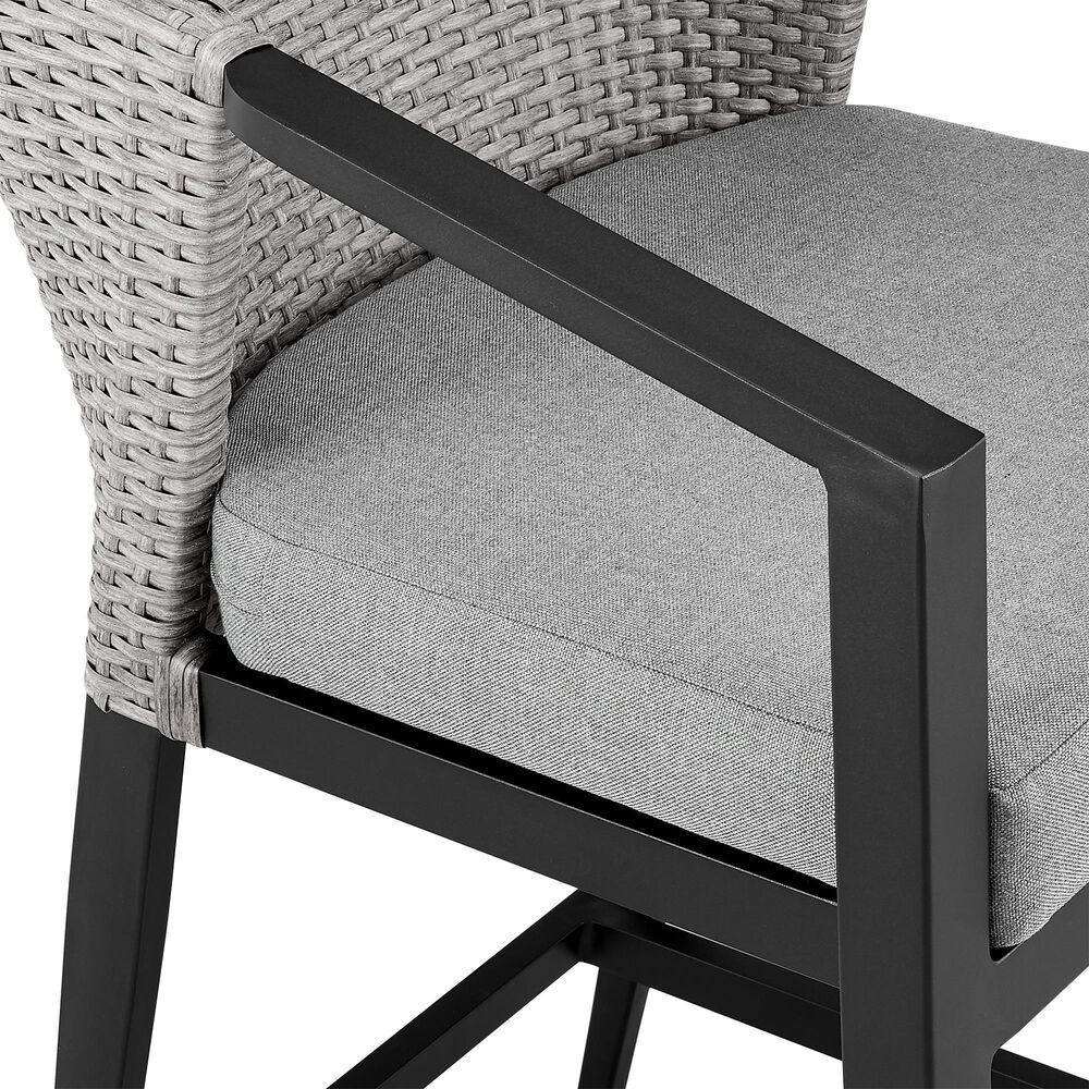 Blue River Aileen 5-Piece Patio Bar Set in Black and Grey, , large