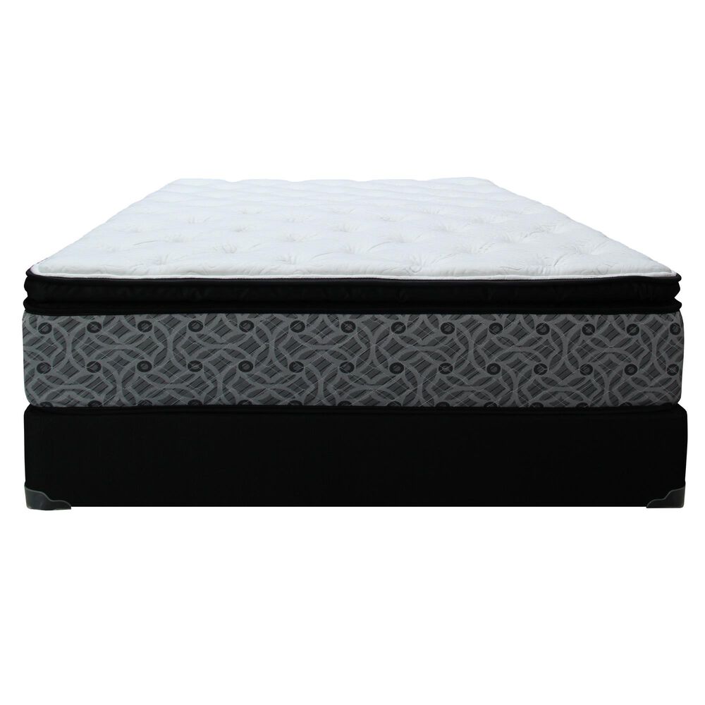 Sleeptronic Berkshire Legacy II Gel Pillow Top Plush Full Mattress with High Profile Box Spring, , large