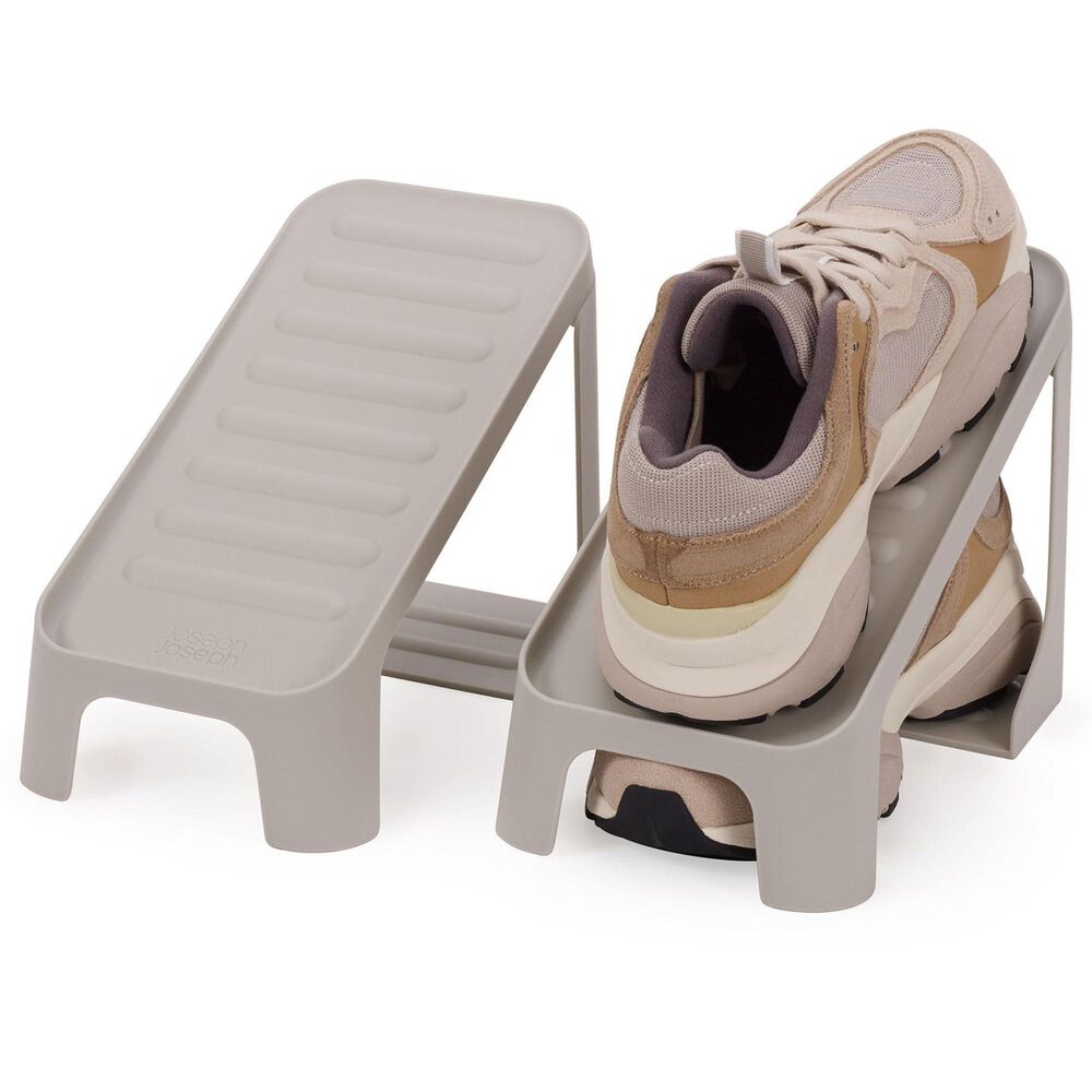 Joseph Joseph Shoe-In 2-Piece Compact Shoe Caddy in Ecru, , large