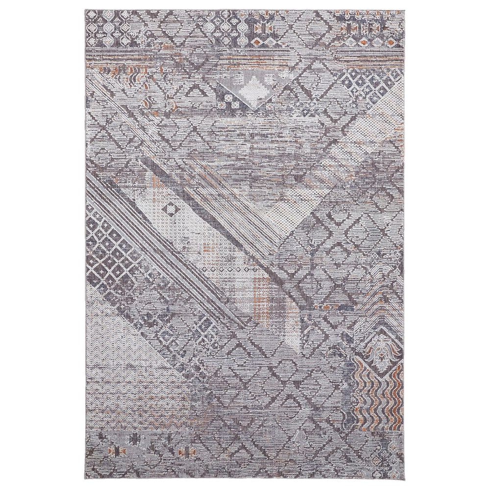 Feizy Francisco 4" x 6" Ivory and Gray Area Rug, , large