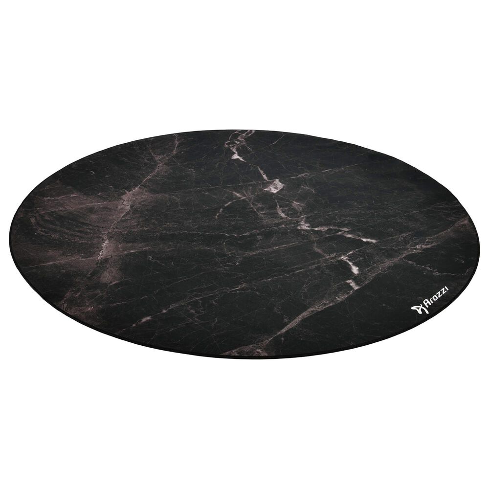 Arozzi Zona Microfiber Noise Dampening and Scratch Protection Anti-Slip Chair Mat in Black Marble, , large