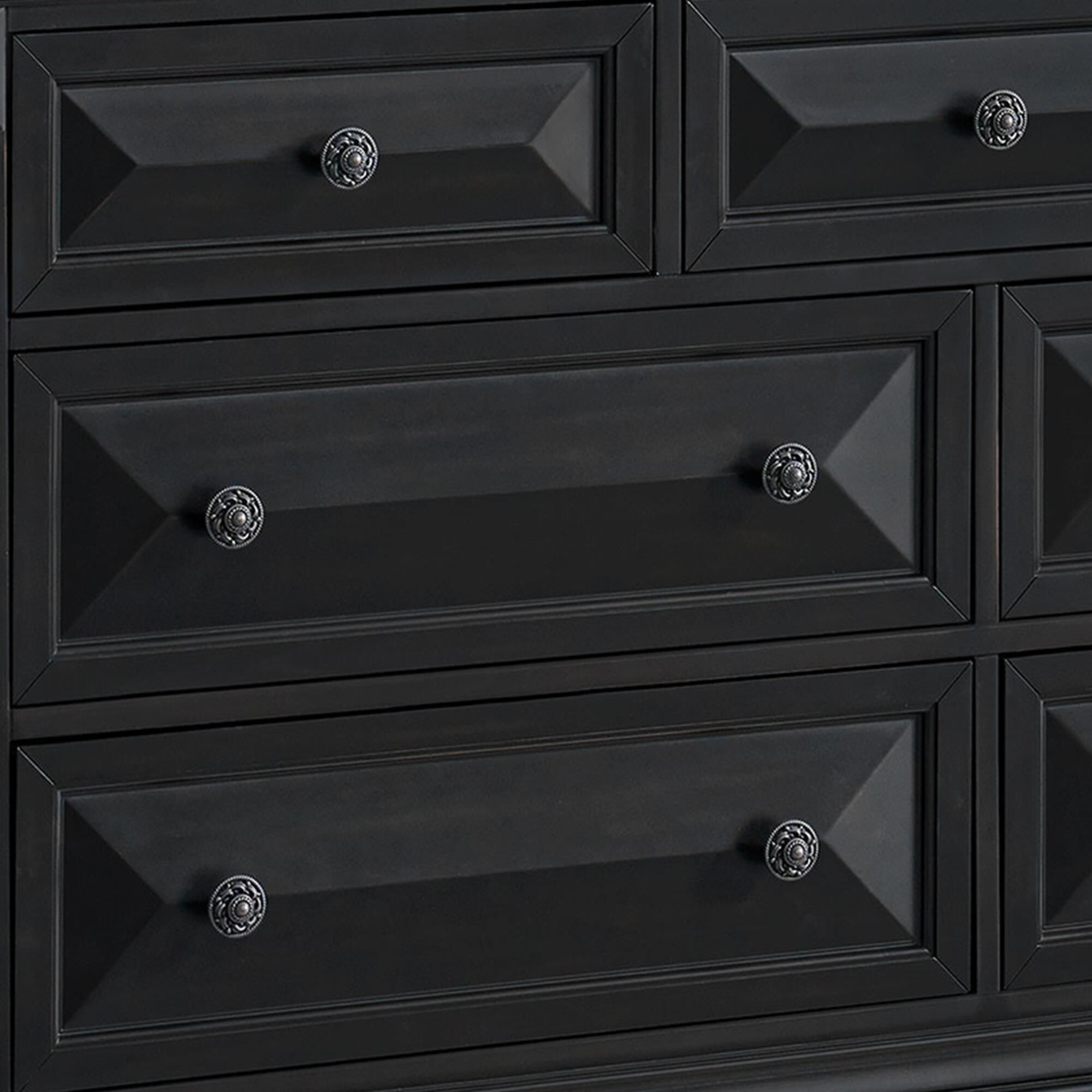 Mayberry Hill Bridgestone 7-Drawer Dresser in Black
