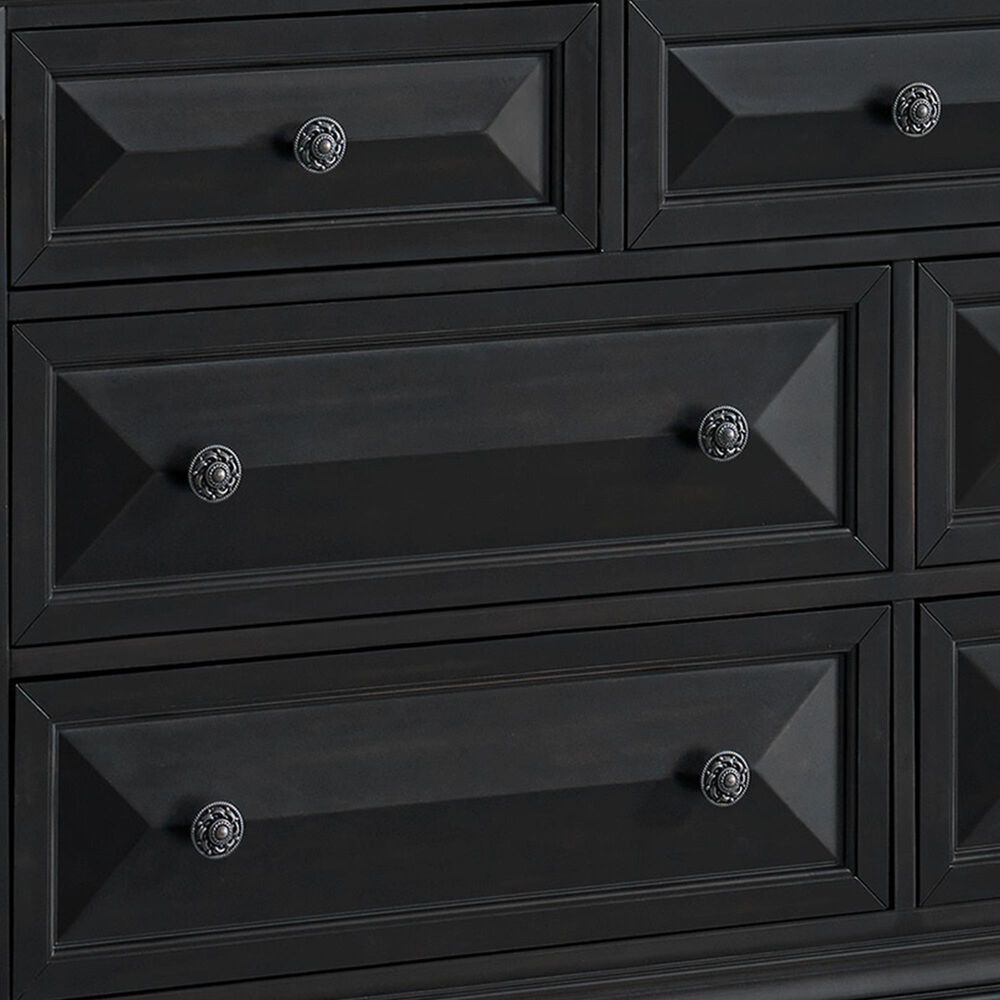 Mayberry Hill Bridgestone 7-Drawer Dresser in Black, , large