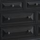 Mayberry Hill Bridgestone 7-Drawer Dresser in Black, , large