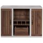 Furniture of America Taylor Buffet in Distressed Walnut, , large