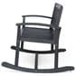 Hearth and Haven Baxter Outdoor Rocking Loveseat in Dark Grey, , large