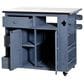 HOMLUX 41.9" Outdoor Extendable Kitchen Island in Gray, , large
