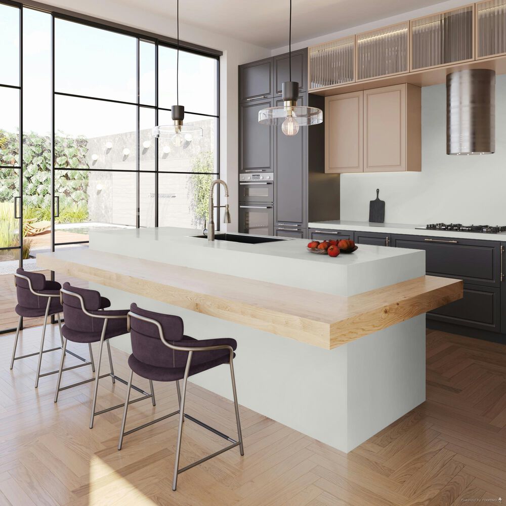 Cambria Luxury White Cliff 3cm Quartz Countertop in White, , large