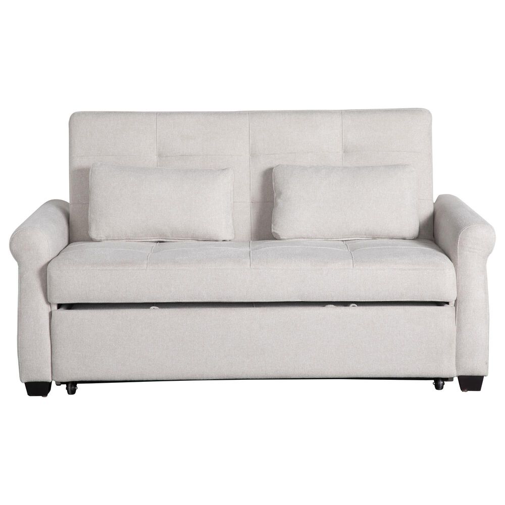 Serta Hampton Queen Sleeper Sofa in Oatmeal, , large