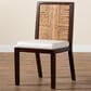 Baxton Studio Joana Side Chair in Dark Brown, , large